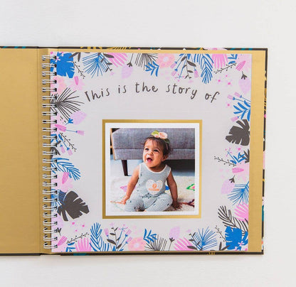 Golden Blossom Memory Book
