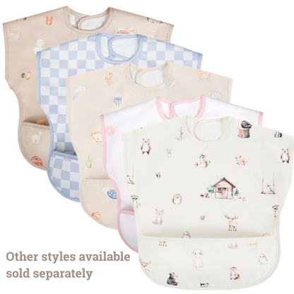 Smock Bib for Baby & Toddler Short Sleeve (Farm)