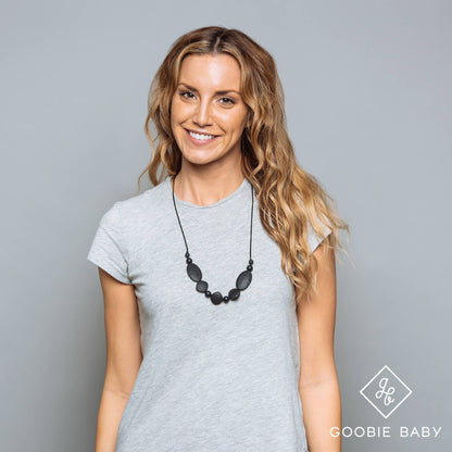 Luna Teething Necklace - Black