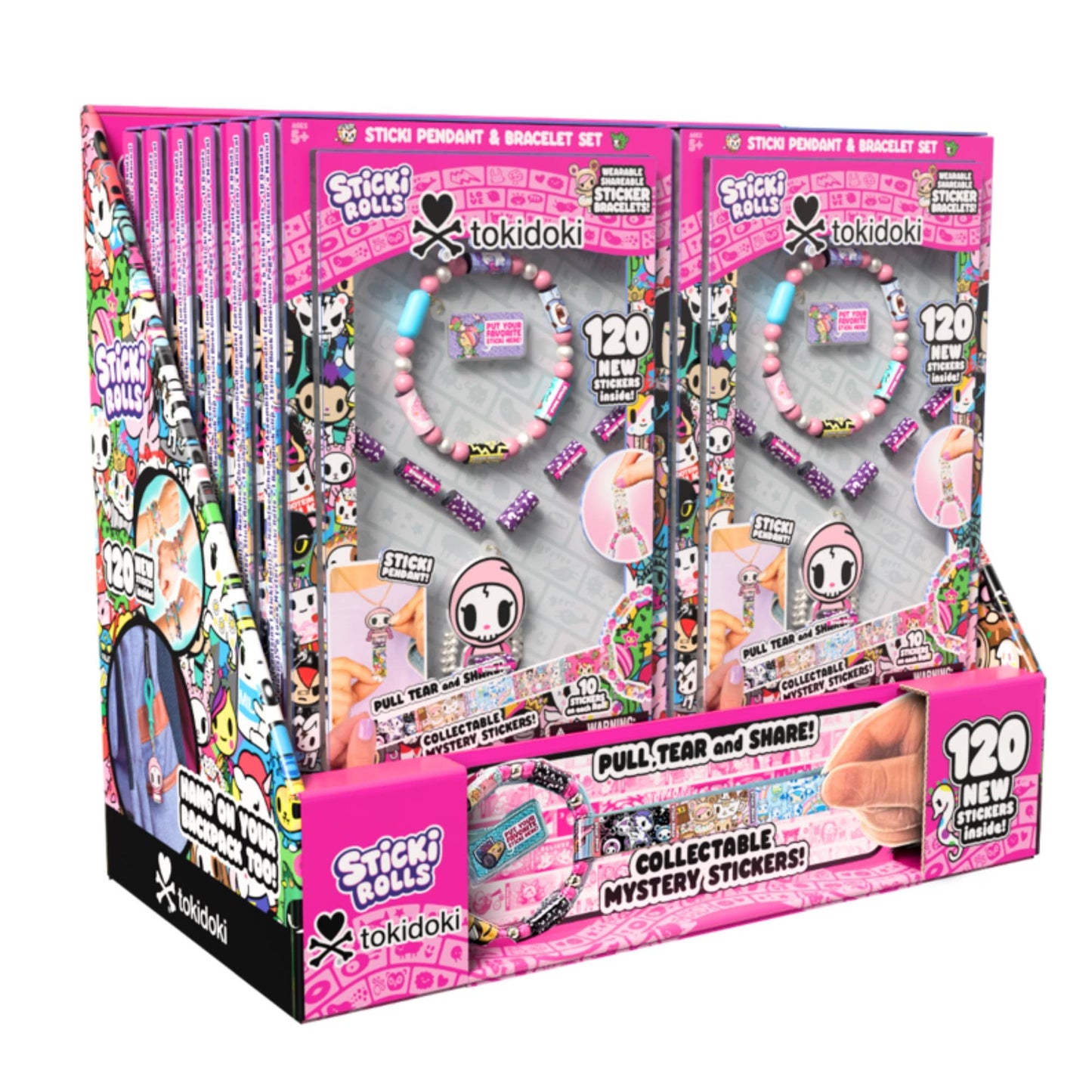 Sticki Rolls Toki Doki S1 Pendant 12pc CDU