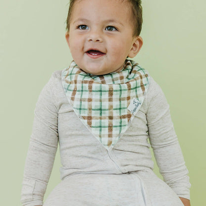 4 Pack Baby Bandana Bibs - Grayson