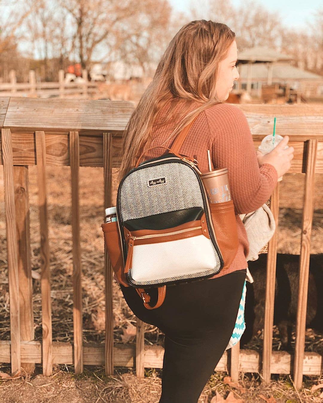 Coffee & Cream Itzy Mini™ Diaper Bag Backpack