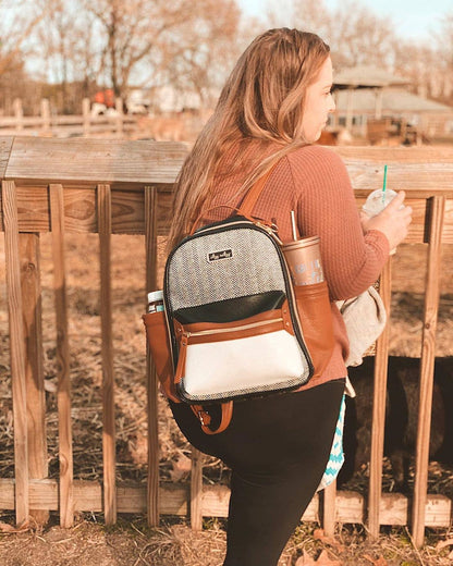 Coffee & Cream Itzy Mini™ Diaper Bag Backpack