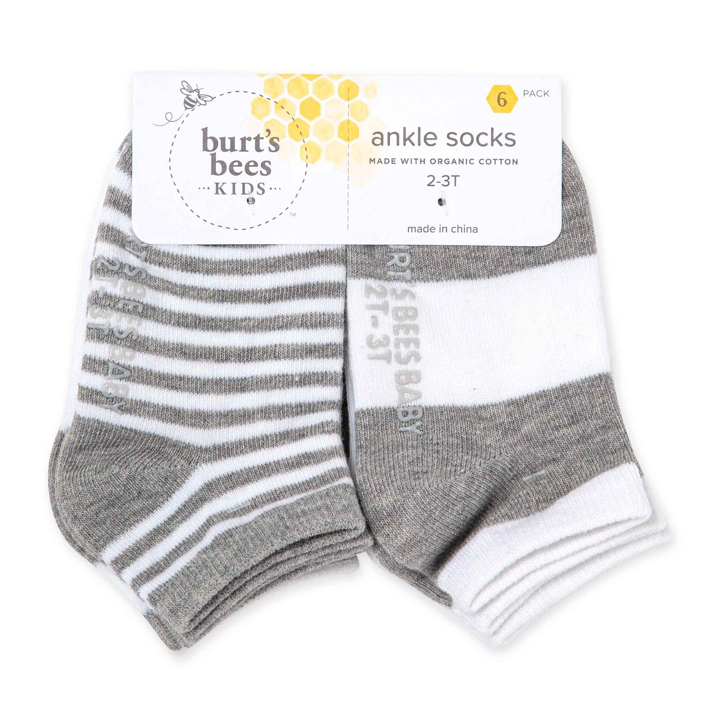 Set of 6 Ankle Socks- Burt's Bees