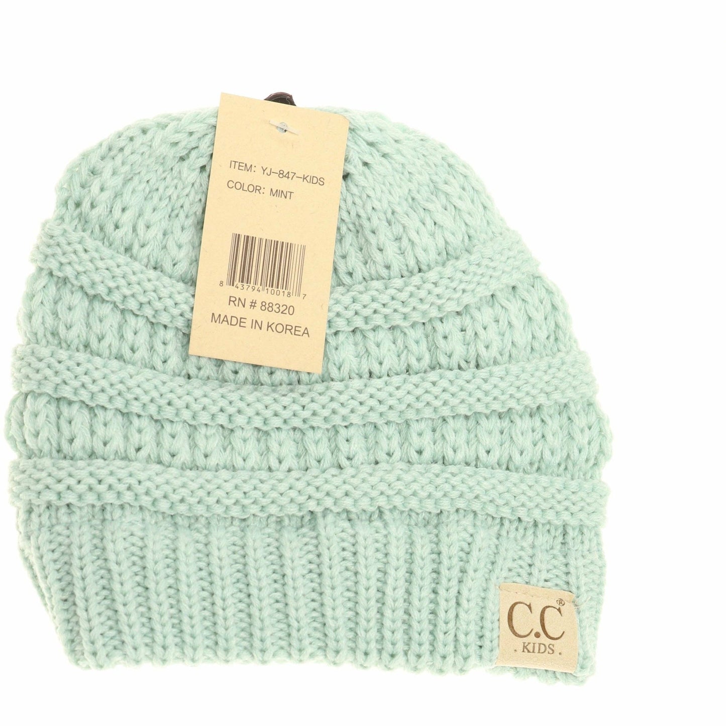 Kids Solid CC Beanie for Everyday Wear