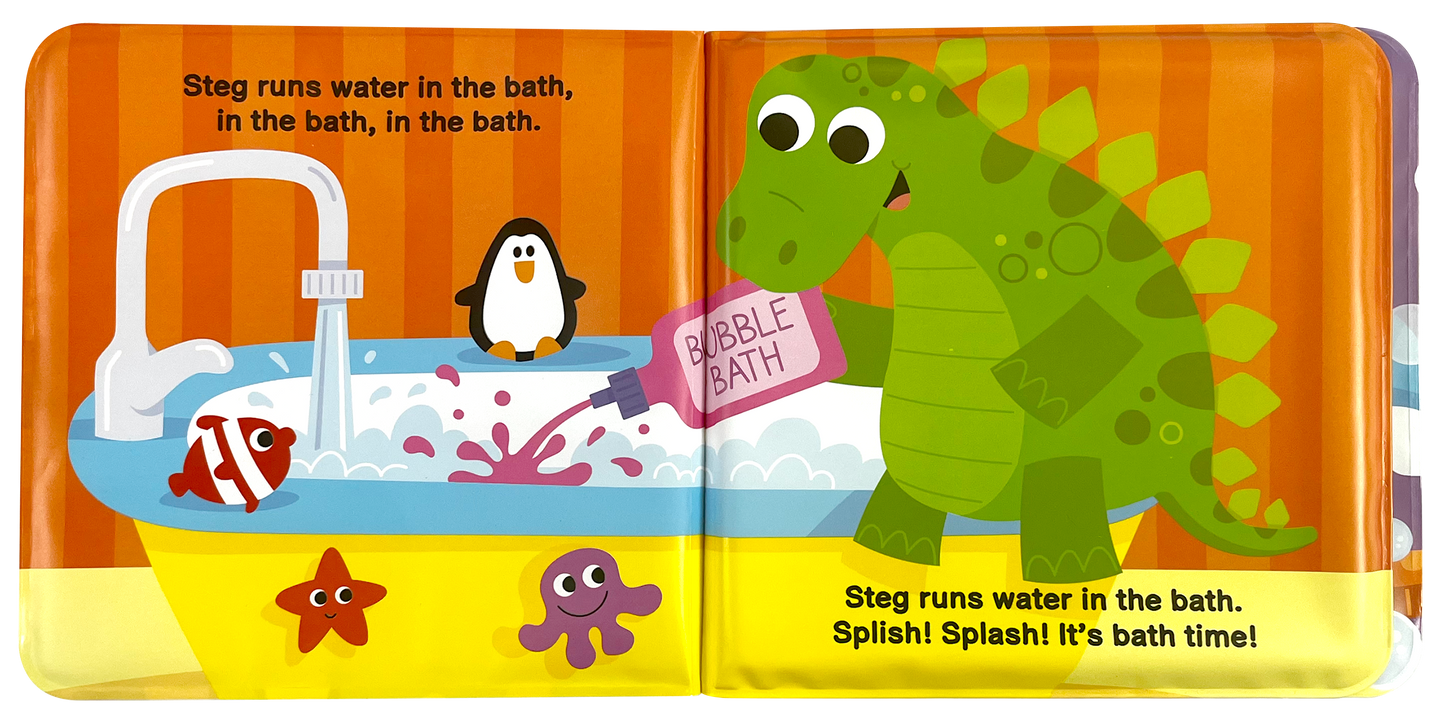 Splish! Splash! Bath! - Children's Waterproof Bath Book and Toy Set