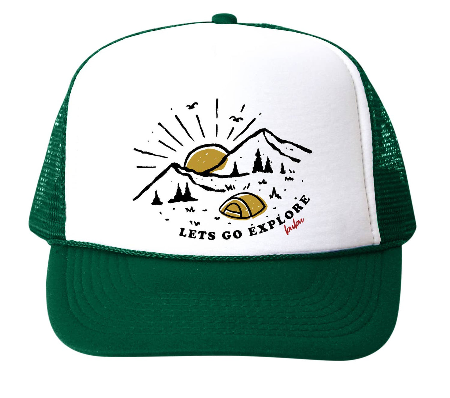 Lets Go Explore Trucker Hat