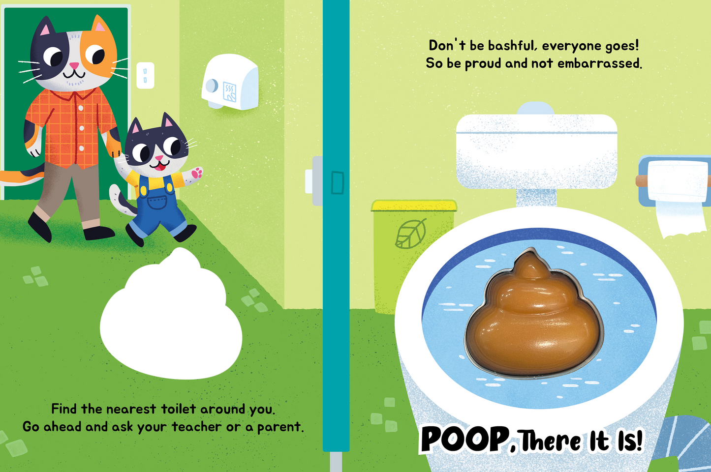 Poop, There It Is!- Children's Touch and Feel Squishy Foam Sensory Board Book