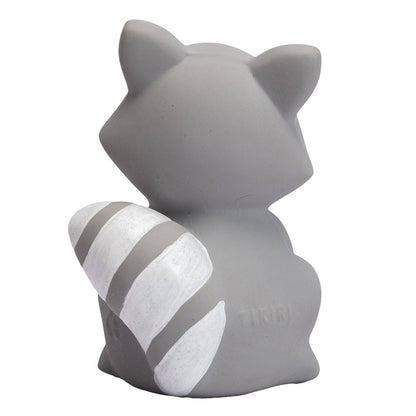 Racoon Natural Rubber Teether, Rattle & Bath Toy
