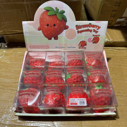 Crackling Crunchy Strawberry Squishy -A042