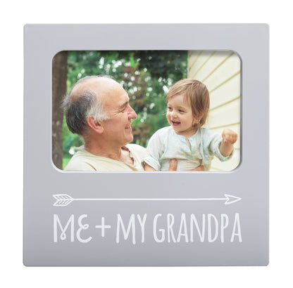 Me & My Grandpa Photo Frame, Gray