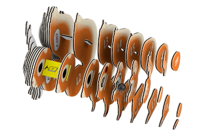 EUGY Squirrel 3D Puzzle