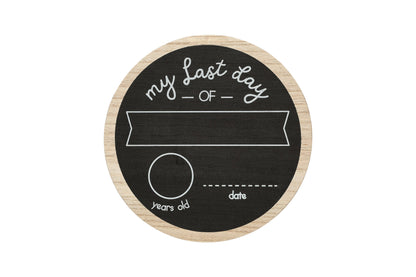 First & Last Day of School Wooden Chalkboard Sign