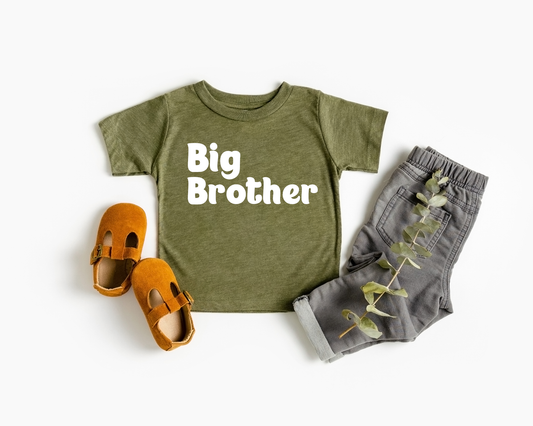 Big Brother - Pregnancy Announcement Sibling Tee