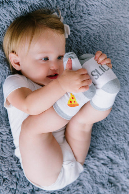 Daddy & Me Matching Pizza Sock Set, Father's Day Gift