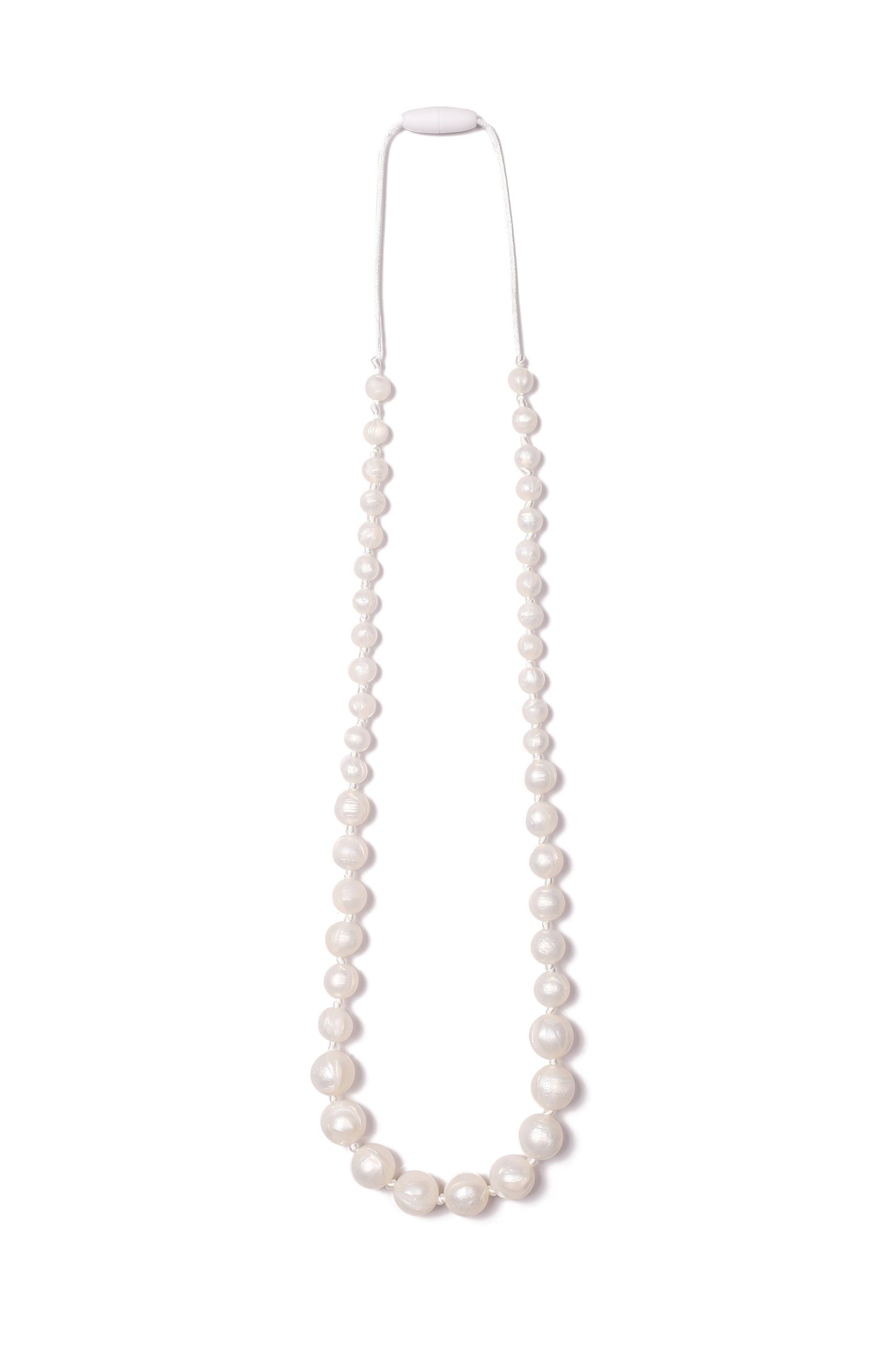 Audrey Teething Necklace - Pearl