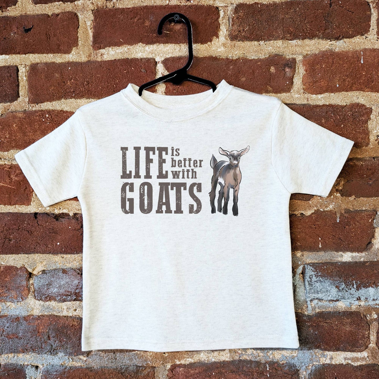 "Life is better with GOATS" Country Farm Clothes for Kids