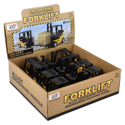 5" Diecast Pull Back Forklift