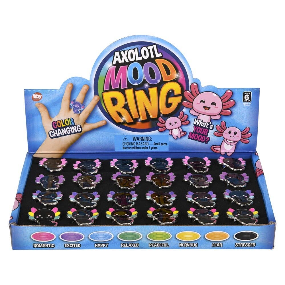 Axolotl 1" Mood Ring