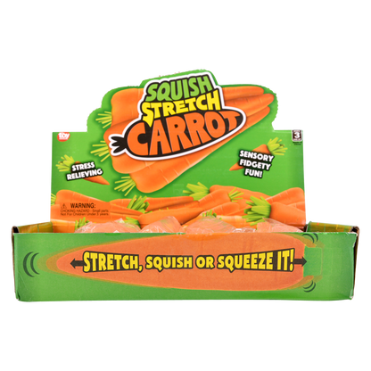 (T) STRETCH AND SQUEEZE  CARROT 5.5"