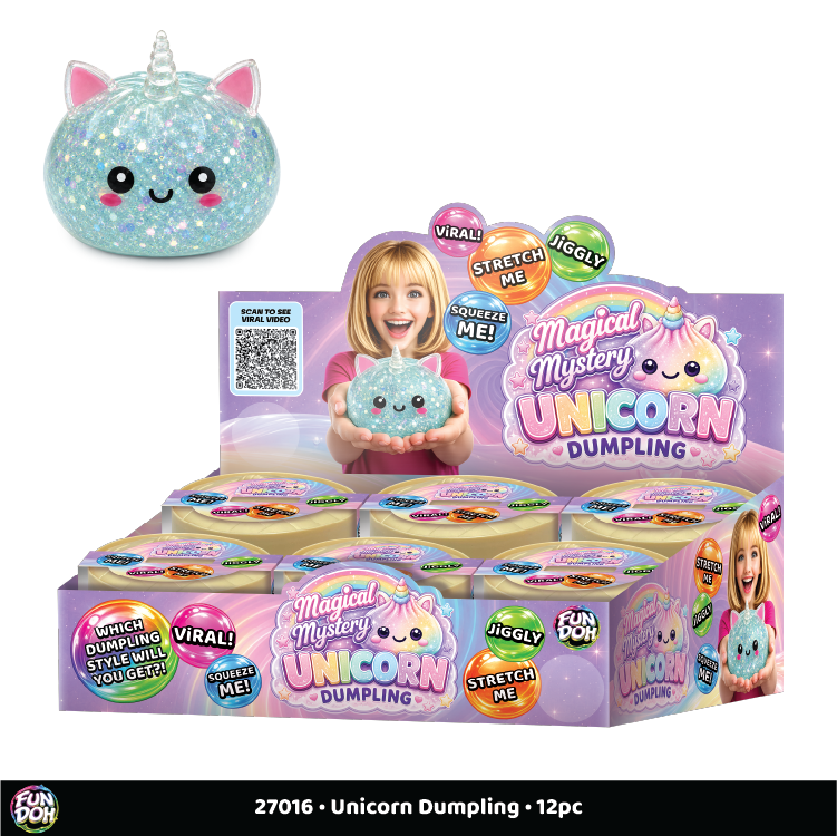 Fun Doh Unicorn Mystery Dumpling Squishy Toy