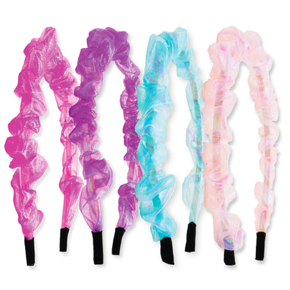 Organza Ruched Headbands