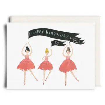 Ballet Birthday Greeting Card