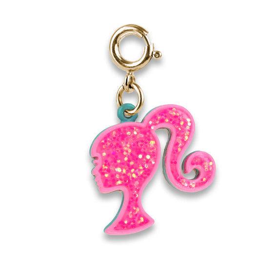 Gold Glitter Barbie Charm