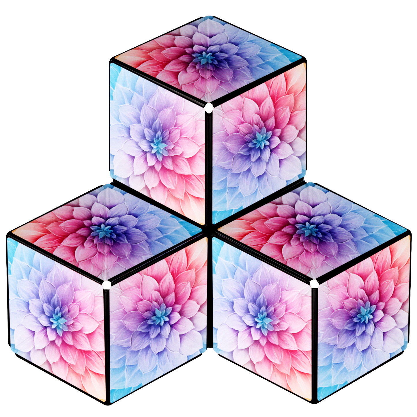 Shashibo Tie Dye Twist Magnetic Puzzle Cube STEAM MESH - NEW