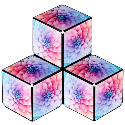 Shashibo Tie Dye Twist Magnetic Puzzle Cube STEAM MESH - NEW
