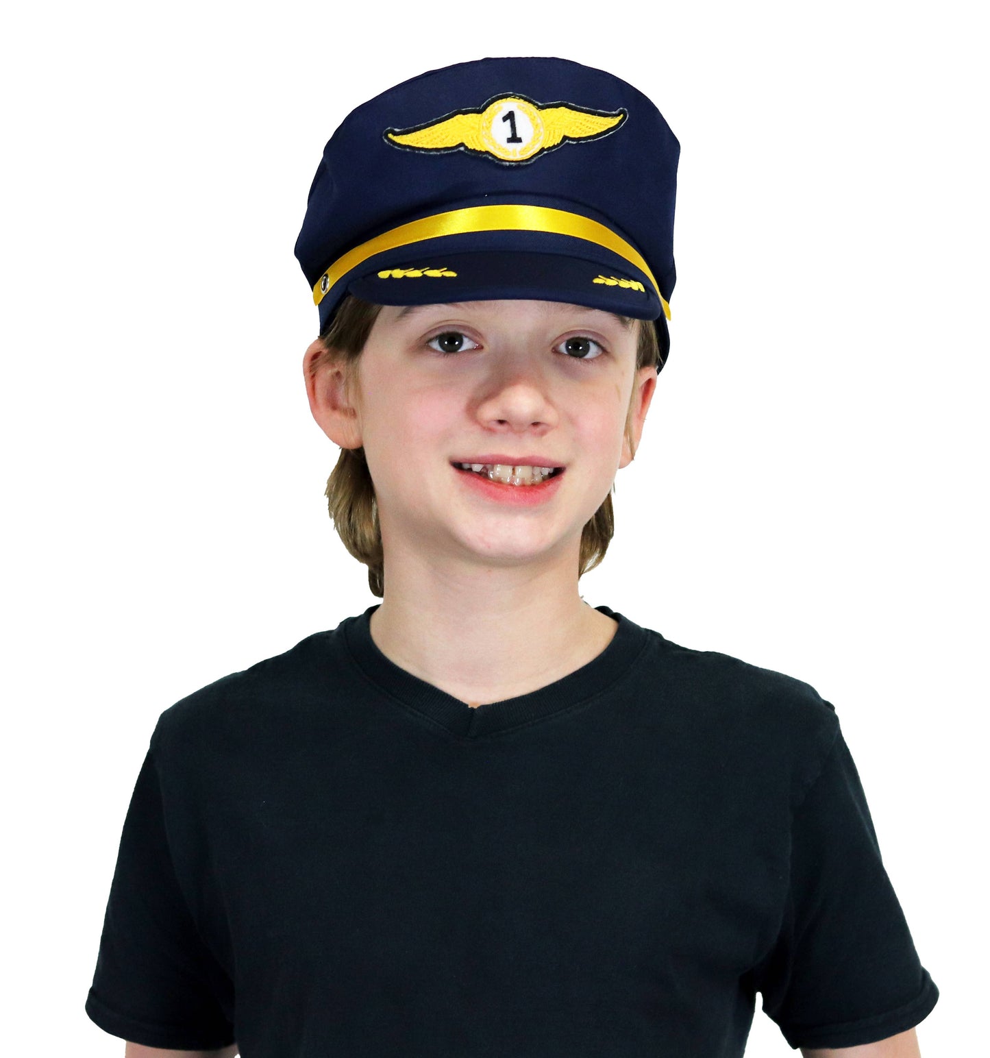 Jr. Airline Pilot Cap, Adj Youth Size