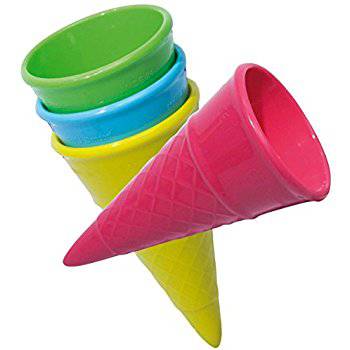 Spielstabil Ice Cream 5 Piece Set with 4 Cones and a Scoop