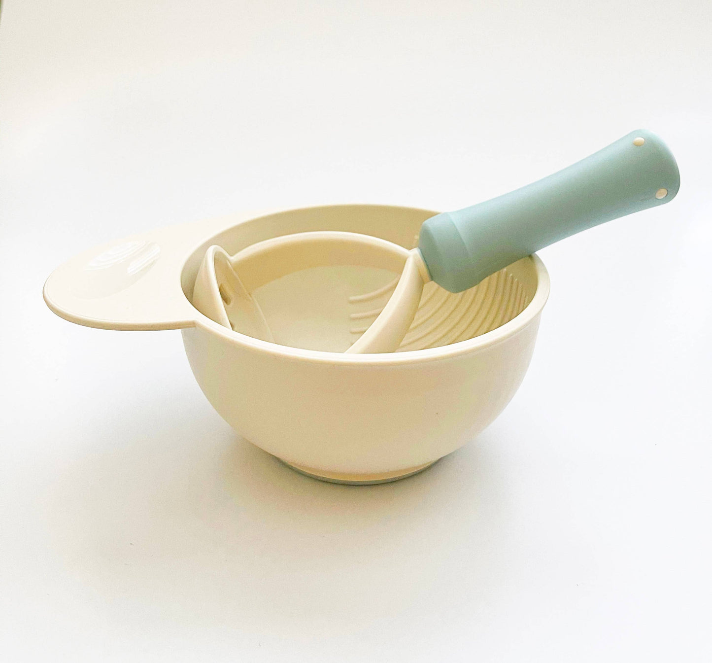 Baby Food Masher Bowl Blue