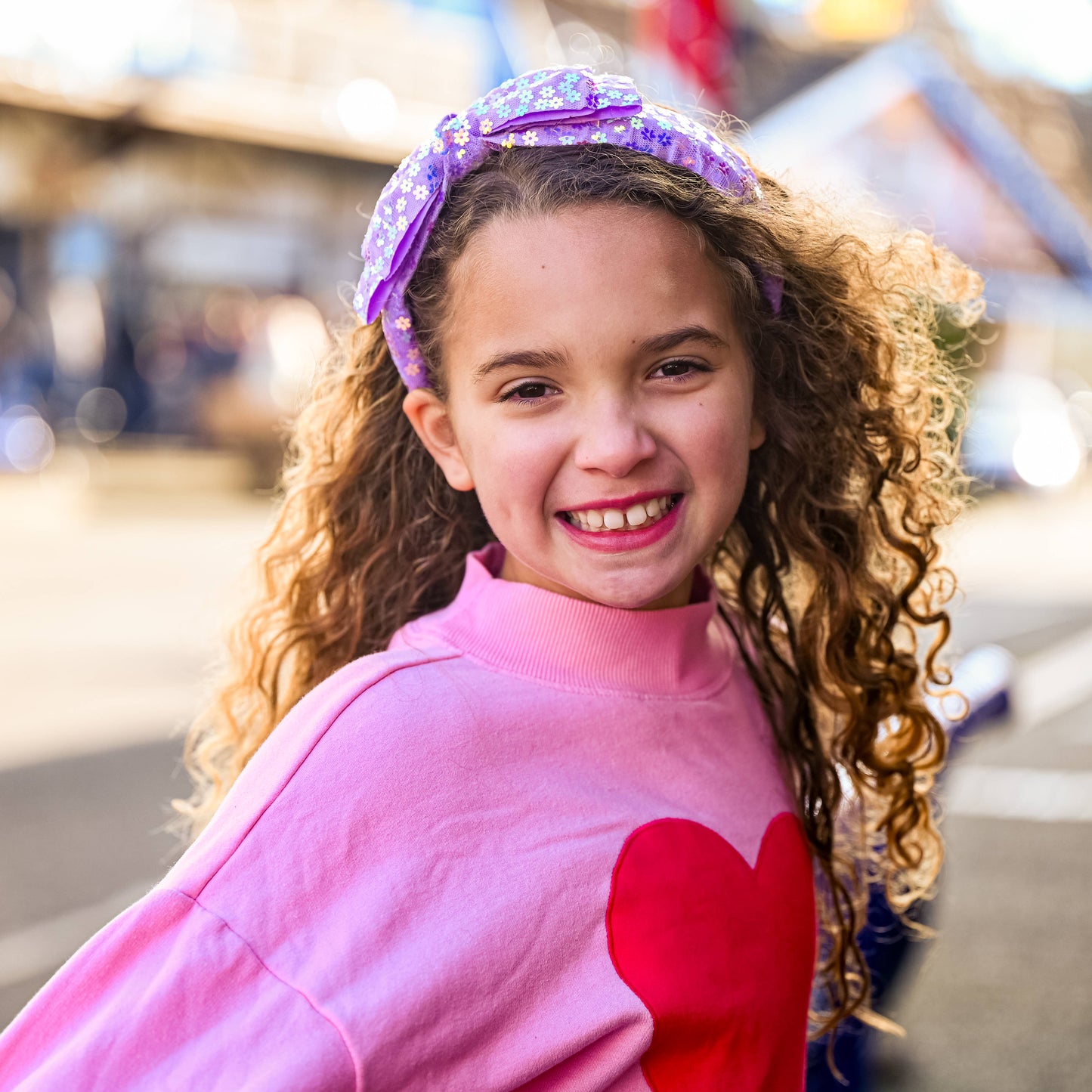 Big Bow Headband - Double Layer Sequin