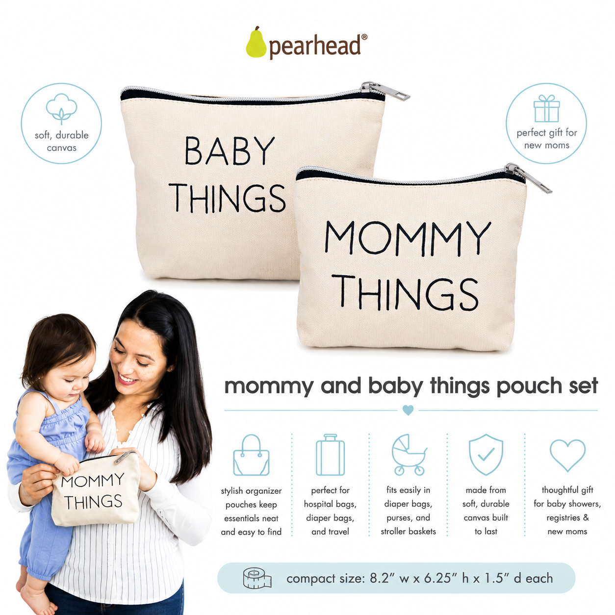 Mommy and Baby Travel Pouches