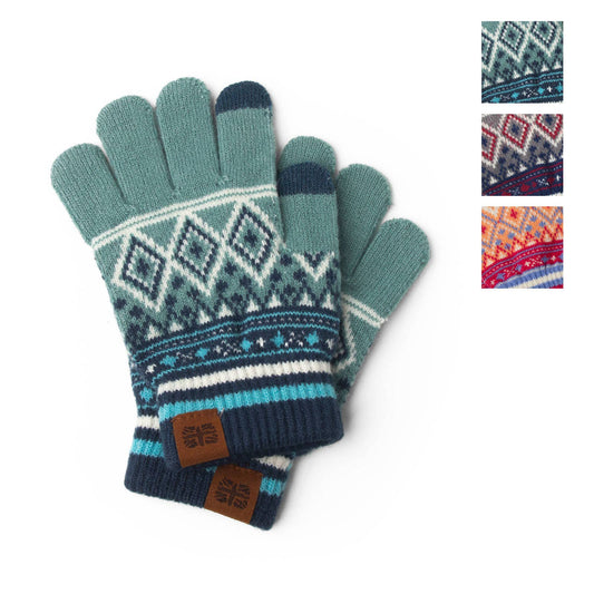 Britt's Knits Kid's Fair Isle Gloves Open Stock