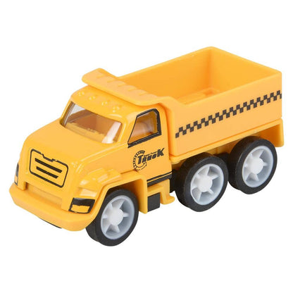 2.5" Mini Diecast Pull Back Construction Vehicle