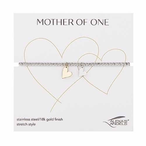 7 L Mother of Bracelet One; Stretch; Gift Bag