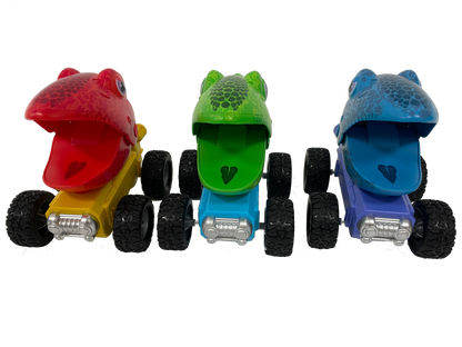 Dino Racers - dinosaur vehicles with NO batteries needed!