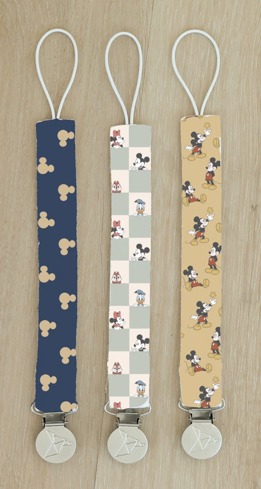 Mickey Mouse & Friends Binky Clip Set(3-Pack)