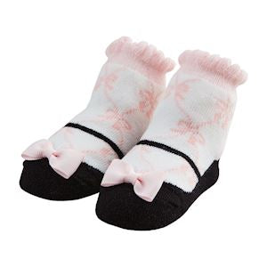 Black Mary Jane Socks with Bows