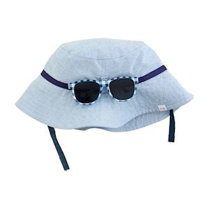 Oxford Hat & Sunglasses Set