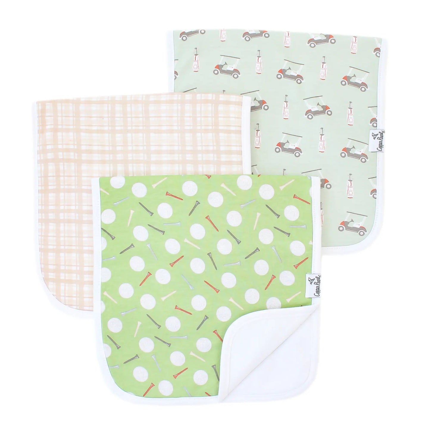 Bogey Burp Cloth Set