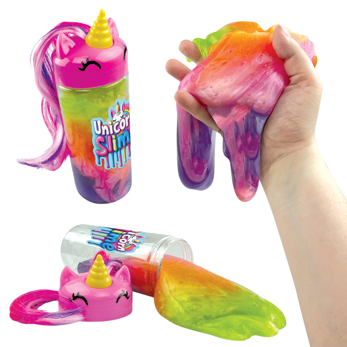 Sparkly Rainbow Unicorn Slime