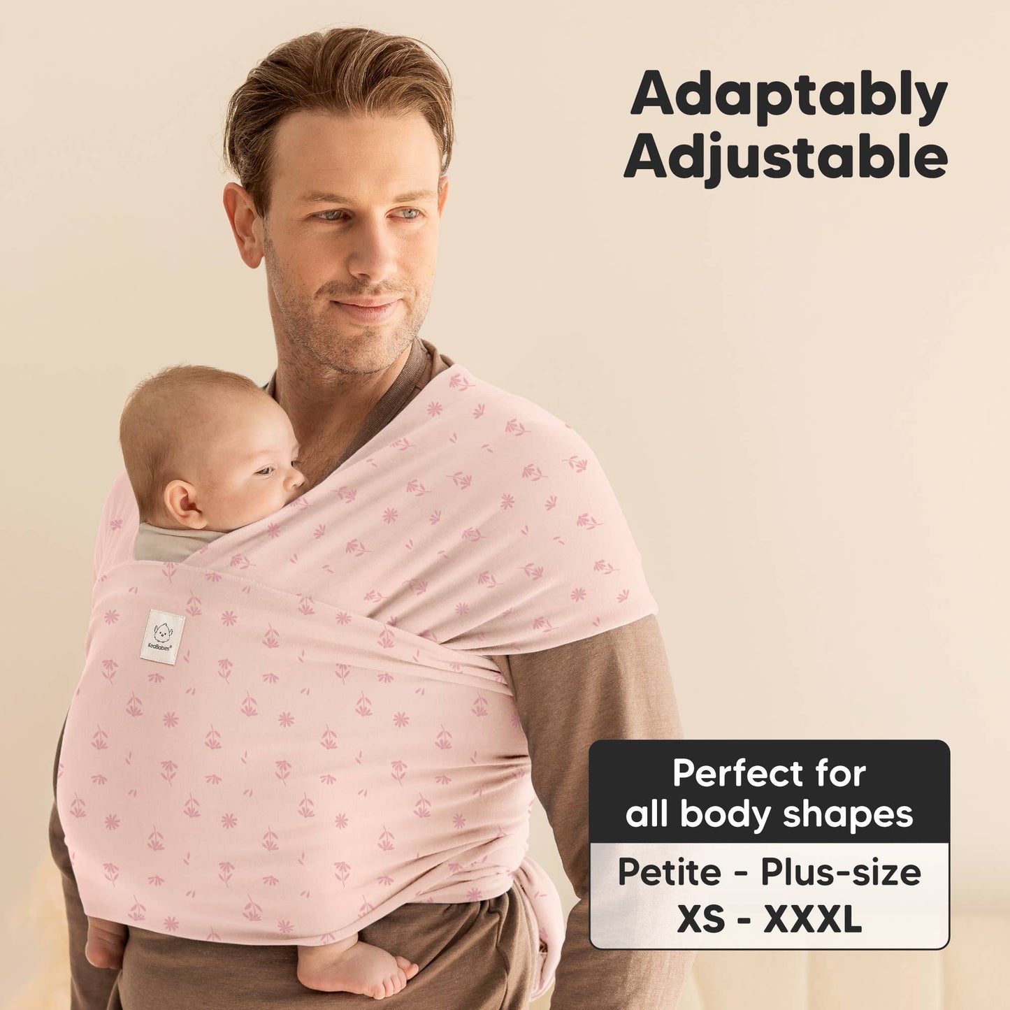 KeaBabies Original Baby Wrap Carrier