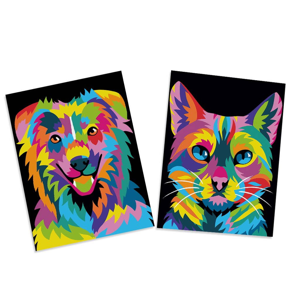 Cat & Dog - DIY Paint by Numbers Kit - Christmas 2024 Gift