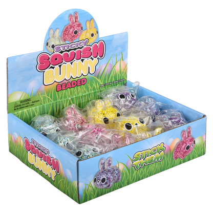 SQUEEZY BEAD BUNNY 2.5"