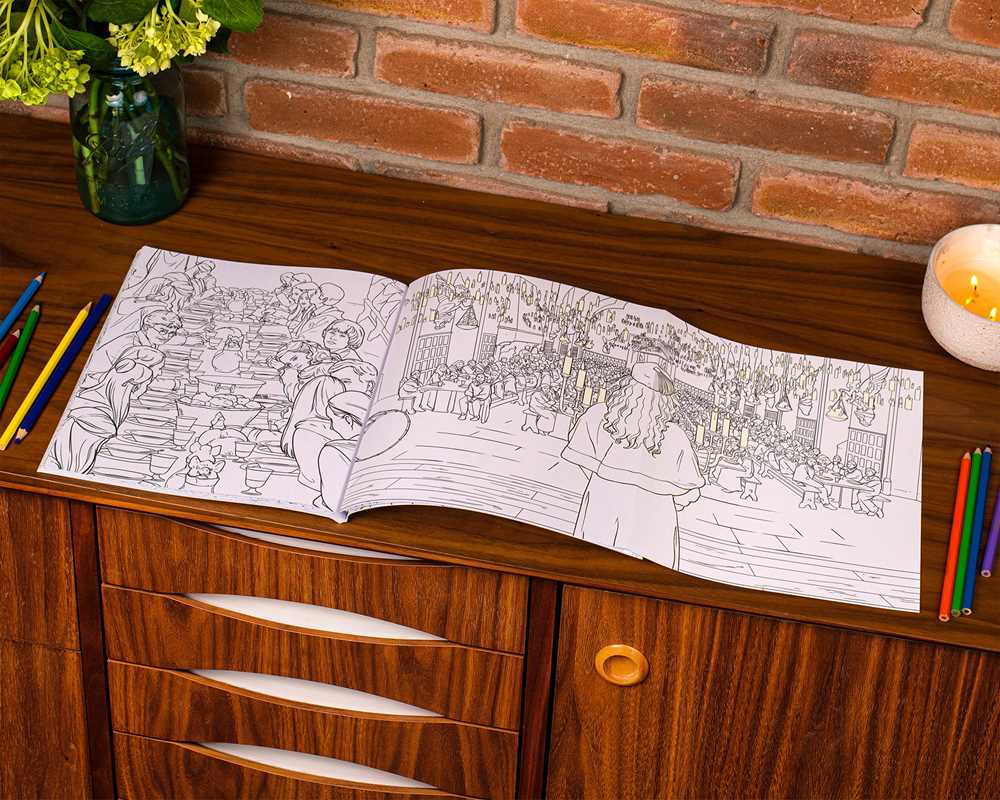 Harry Potter Glow in the Dark Coloring Book by Editors of Thunder Bay Press