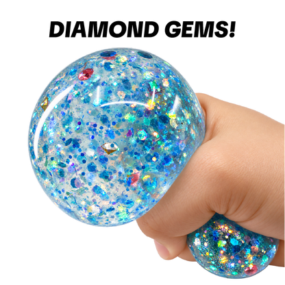Fun Doh Mystery Gem Filled Squishy Dumpling Toy
