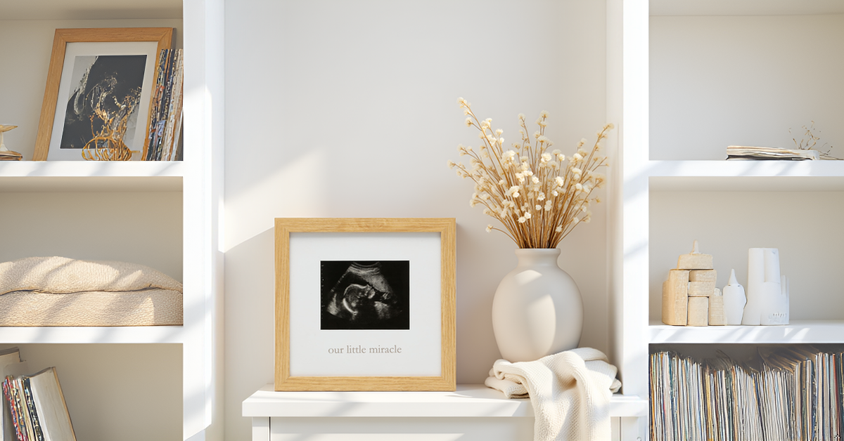 Can't Wait To Meet You Sonogram Frame